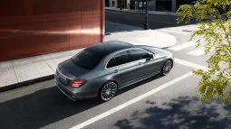 The image shows the front of the Mercedes-Benz A-Class.