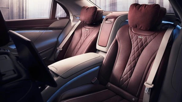 The image shows the interior of the A-Class Sedan.