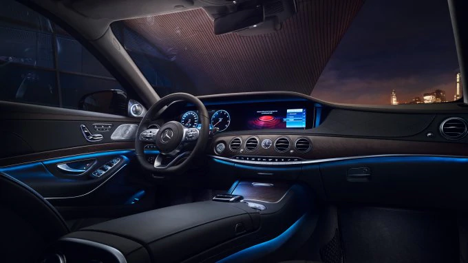 The image shows the exterior design of the A-Class.