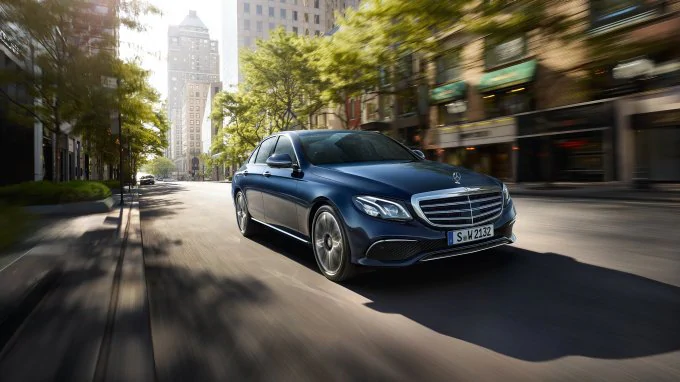 The image shows the exterior design of the A-Class.
