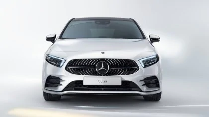Mercedes-Benz A-Class: vehicle highlights The image shows the front of the Mercedes-Benz A-Class.