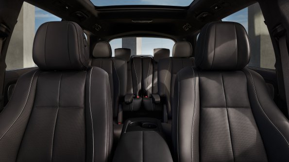 The image shows the A-Class driving in an urban environment.